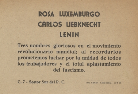 Rosa Luxemburgo, Carlos Liebknecht, Lenin