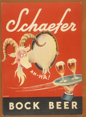 Schaefer Bock Beer advertisement