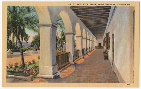 Santa Barbara California 1990s Unposted Postcard RPPC #B32e Details about   The Old Mission 