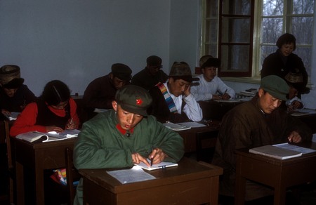Tibetan Students at National Minorities Institute