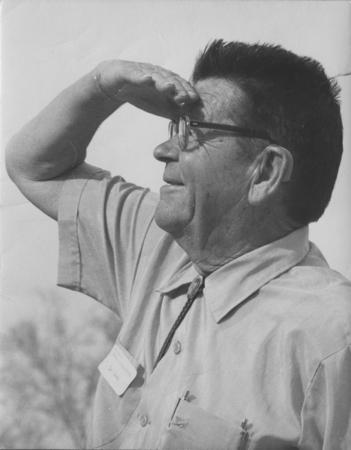 Carl L. Hubbs gazing onward and upward, Living Desert Reserve, Palm Desert, California