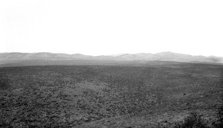 Sierra San Miguel, east of Socorro looking across gravel mesa
