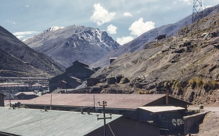 Viewing Rimac Valley from Casapalca, Peru