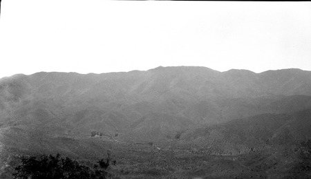 Mountains northeast of the Santo Tomás Valley, facing southwest
