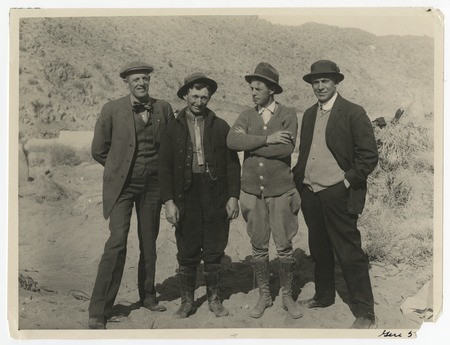 Fletcher, Morse, Rhodes, and Jackson at Mountain Springs survey