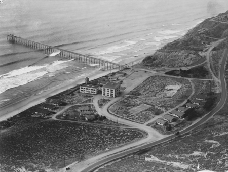 Aerial photograph of Scripps Institution of Oceanography. 1925