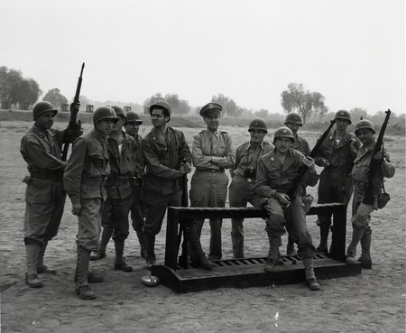 Ted Geisel with Army unit