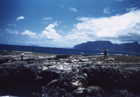 Dill #7 [Russell Raitt lying on a lava flow, Oahu]