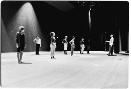 Performance rehearsal in Mandeville Center Auditorium