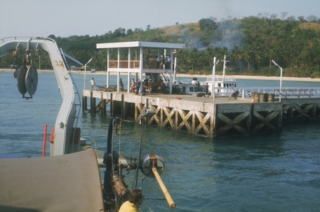 Phuket Marine Biology Stn. Dock, start of Indopac Leg 12