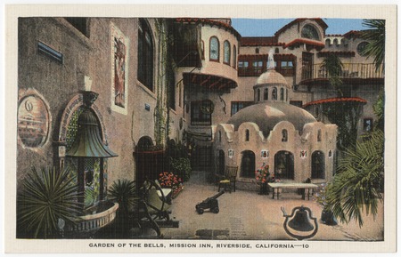 Garden Of The Bells Mission Inn Riverside California Library