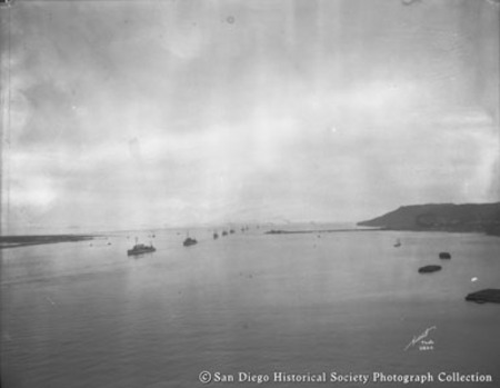 Pacific Fleet entering San Diego Bay