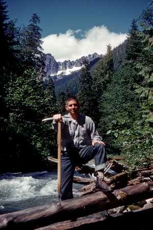 Charles D. Keeling in the Sierra Nevada mountains