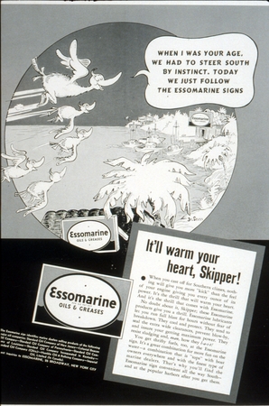 Standard Oil Company - Essomarine advertisement
