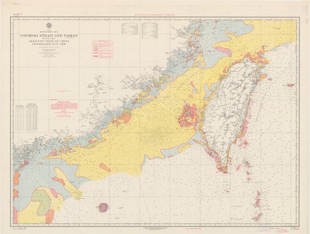 Asia : South China Sea : Formosa Strait and Taiwan (Formosa) with the adjacent coast of China from Hong Kong to Fu-Chow