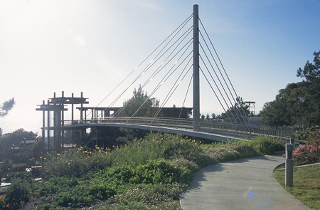 Scripps Crossing Pedestrian Bridge: view from the southeast
