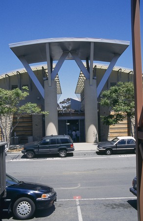 Visual Arts Facility: exterior: portico