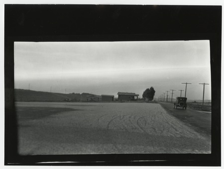 Buildings and paved road, Solana Beach
