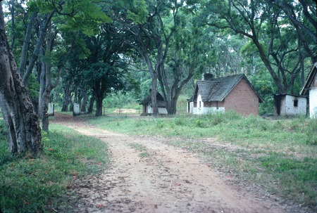 Workers&#39; homes at Shiwa Ng&#39;andu in Northern Province, Zambia