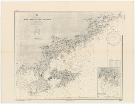 Japan : south coast of Honshu : Oshima and Urakami Harbors