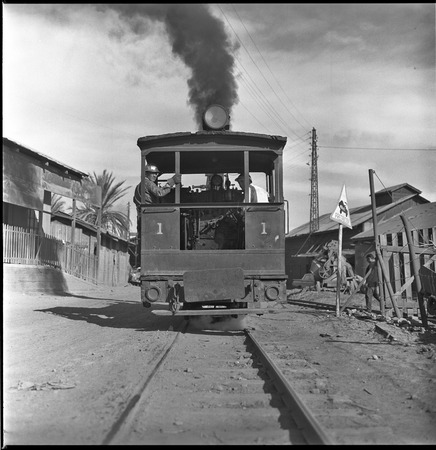 Locomotive for narrow-gauge railway at the Boleo Mining Company at Santa Rosalía
