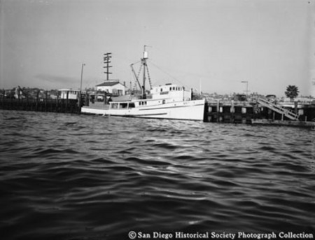 Docked tuna boat Victory