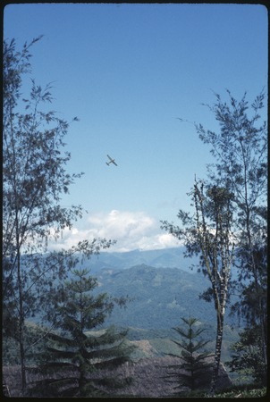 Airplane circing over Tabibuga