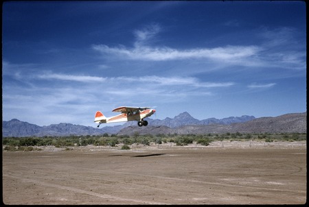 Phil Hargraves taking off from Loreto