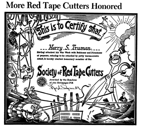 More red tape cutters honored
