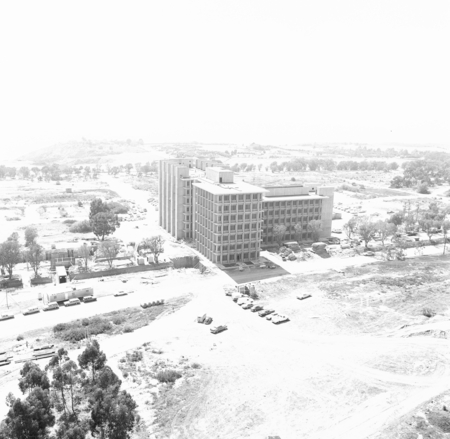Aerial view of new Muir College dormitories, UC San Diego