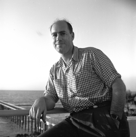 Sam Hinton, the curator for the Museum Aquarium at Scripps Institution of Oceanography. Hinton was a marine biologist, art...