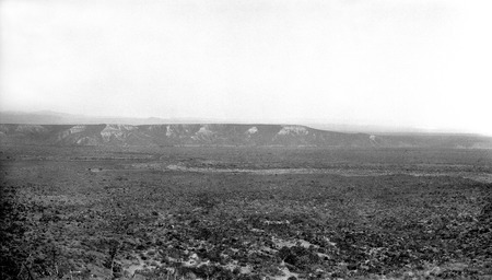 South side of Santa María Valley from the north, with Socorro Dune in the distance
