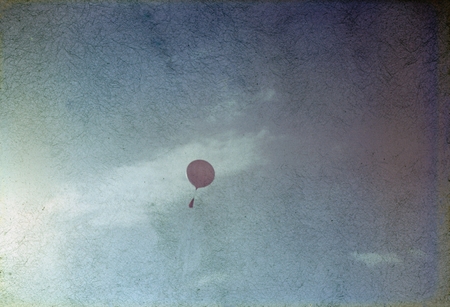 During the Midpac Expedition (1950), weather balloons like this one were used to gather weather information. 1950.
