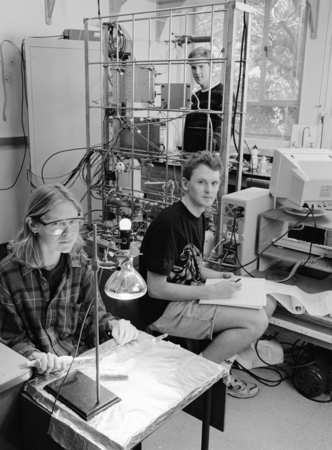 Graduate students in the laboratory of Charles D. Keeling, Scripps Institution of Oceanography