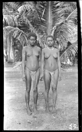 Portrait of two women, Star Harbour, Makira