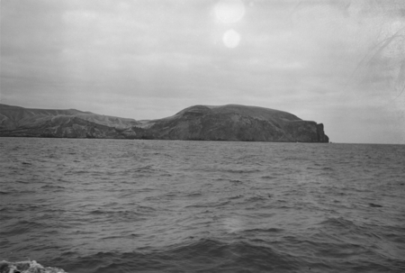 [Island from deck of R/V Spencer F. Baird]