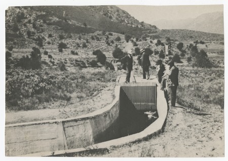 Intake of Sand Creek siphon on the San Diego flume