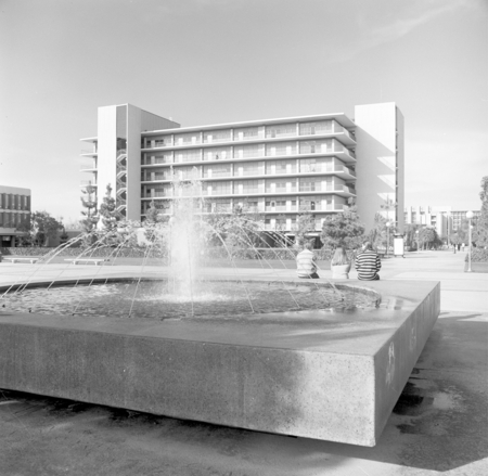 Fountain in Revelle Plaza, UC San Diego