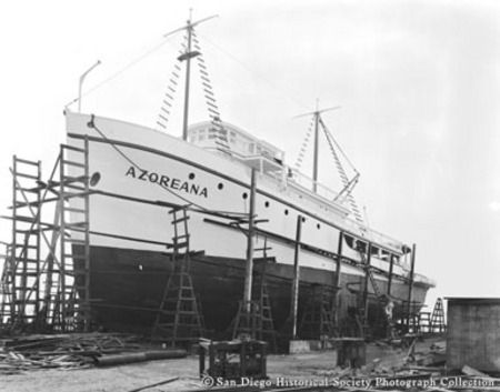 Construction of tuna boat Azoreana