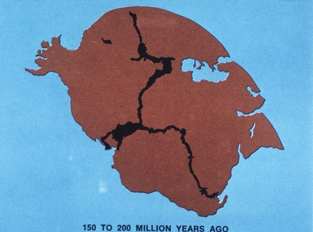 Continents 200 Million Years Ago