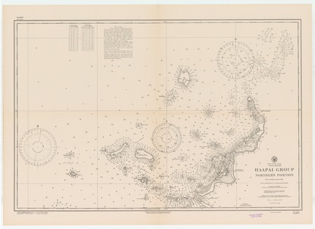 South Pacific Ocean : Tonga Islands : Haapai Group northern portion