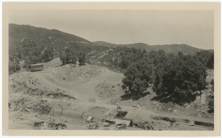 Construction of the flood culvert at Warner&#39;s Ranch