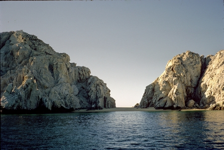 Rock formation in the sea at Cabo San Lucas, Baja California peninsula