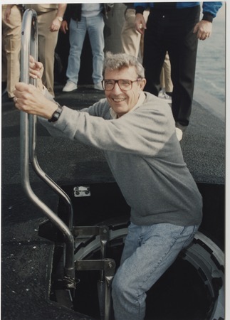 J. Robert Beyster on a submarine