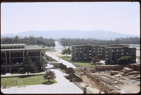 Galbraith Hall and Revelle College Residence Halls, looking south
