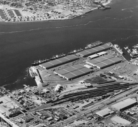 Aerial view of 10th Avenue Marine Terminal