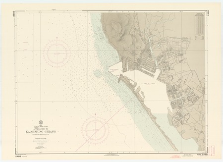 Asia : Taiwan (Formosa)-west coast : approaches to Kao-Hsiung Chiang