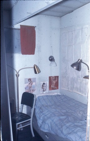 Paul Dayton&#39;s room. McMurdo Station, Ross Island, Antarctica. 1964