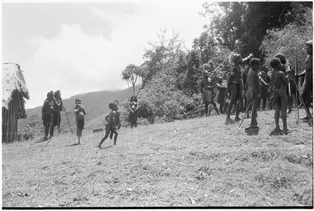 Dispute in Tuguma: the dispute comes to a close, government rest house (left)