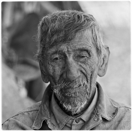 Severiano Arce Arce, father of Tacho Arce, at Rancho La Esperanza